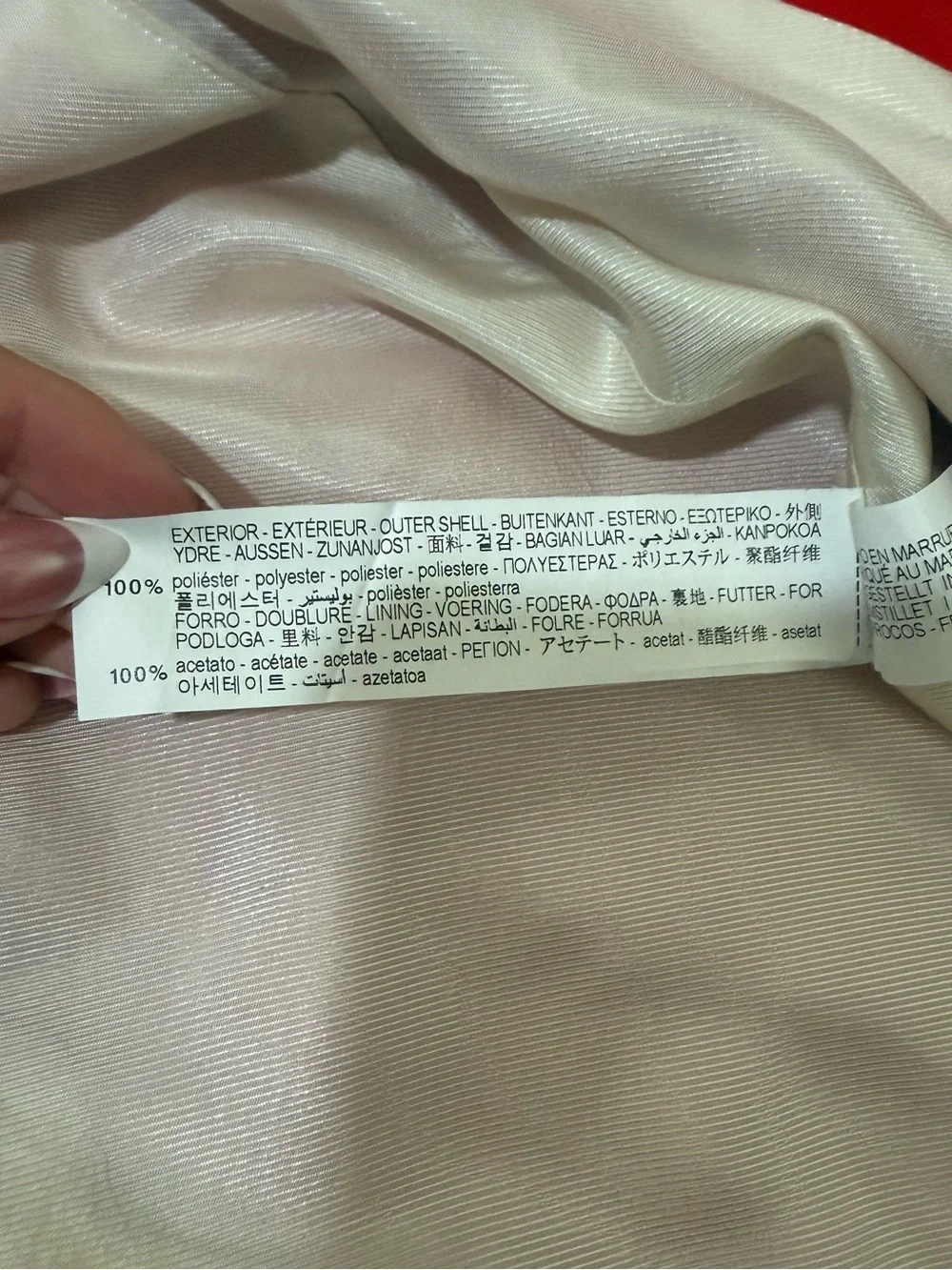 Zara Vermilion Red Orange Open Front Blazer Women’s Large - Picture 3 of 6